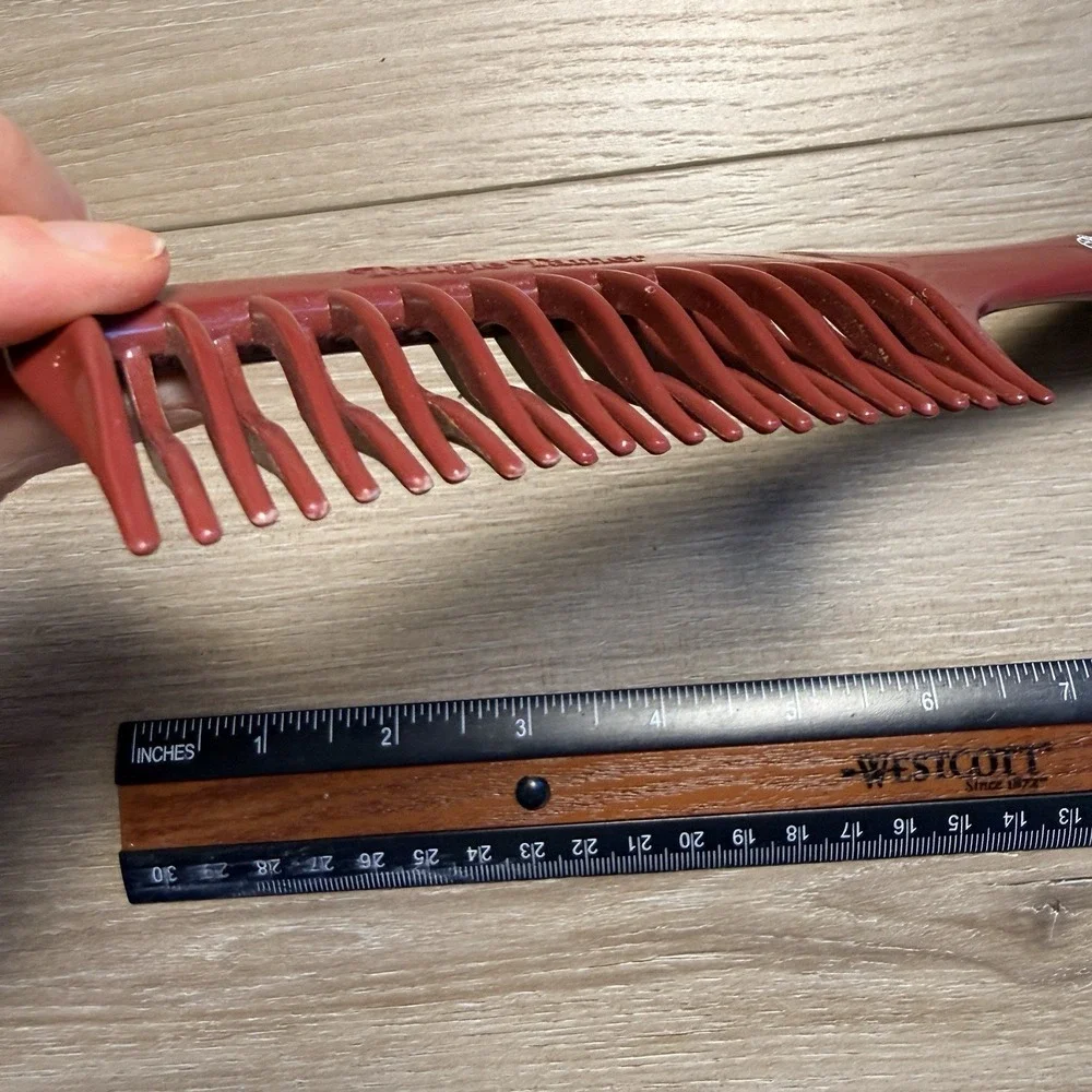 Tangle Tamer Curved Tooth Comb 8‎ Inch Brown